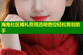 海角社区婚礼费用透明管控轻松筹划助手