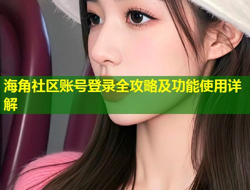 海角社区账号登录全攻略及功能使用详解 第2张 海角社区账号登录全攻略及功能使用详解 第2张