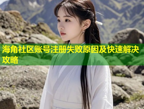 海角社区账号注册失败原因及快速解决攻略 第1张 海角社区账号注册失败原因及快速解决攻略 第1张